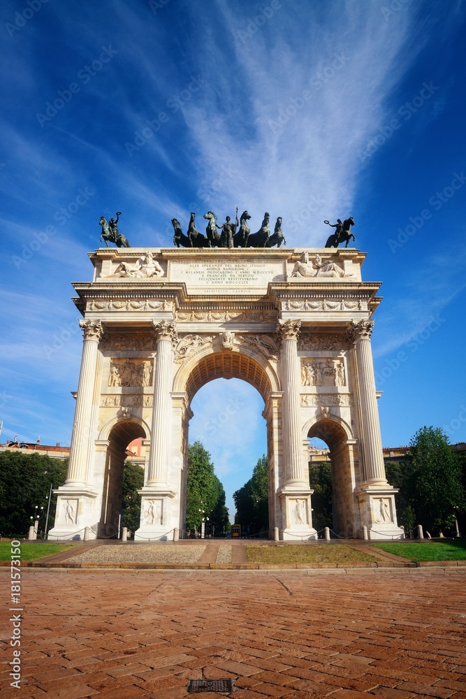 Obraz premium Arch of Peace Milan