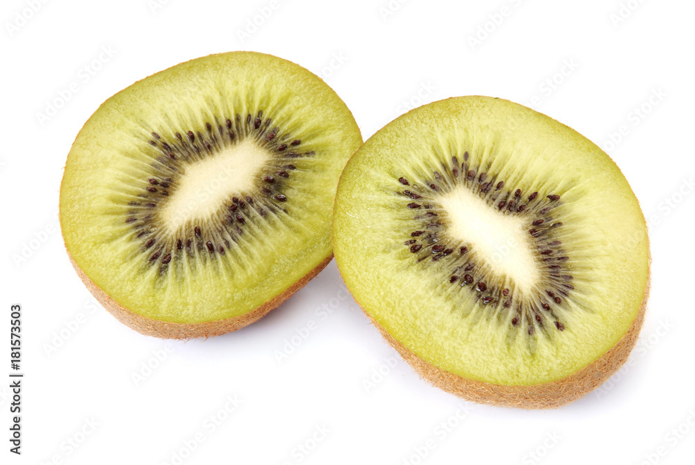 Fresh piece kiwi fruit isolated on white background Fresh piece kiwi fruit isolated on white background