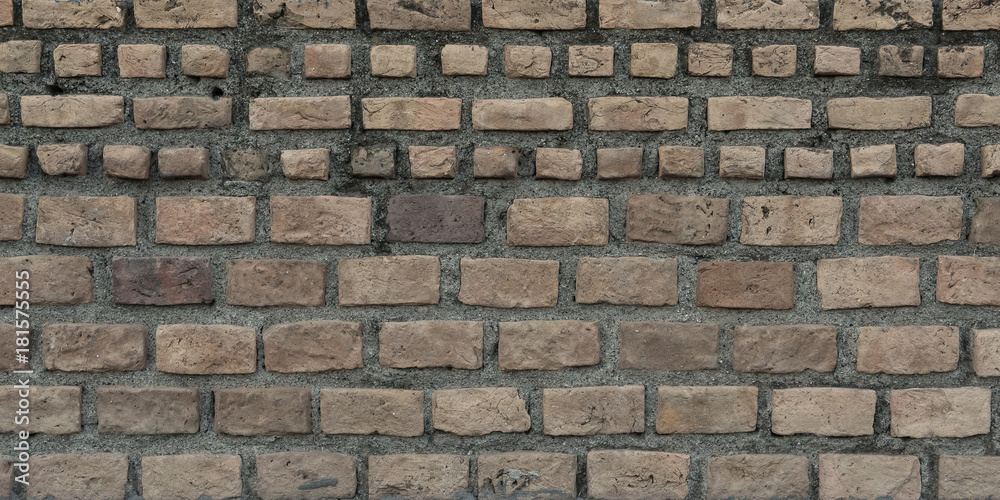 Obraz premium Old bricks and cement, wall texture
