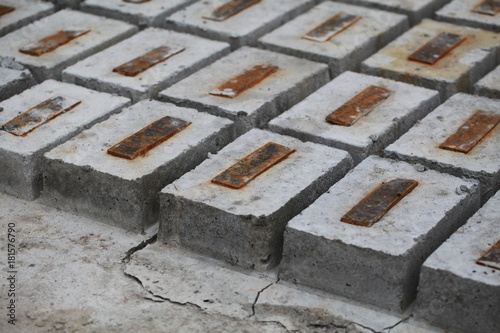 molds for concrete structures in the factory
