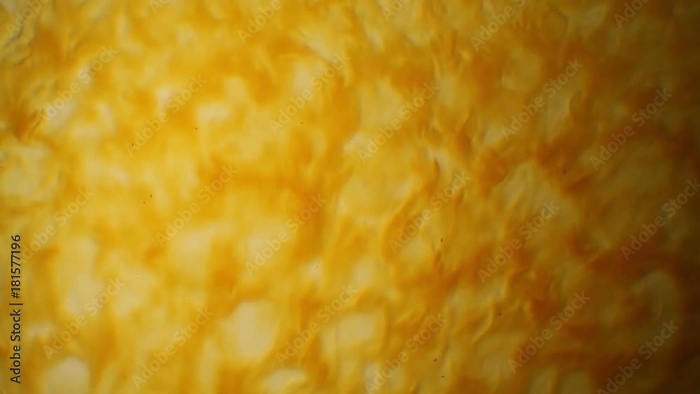 Chemical reaction under microscope Chemical reaction under microscope