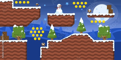 Winter Game Tileset