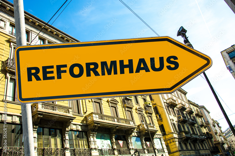 Obraz premium Schild 285 - Reformhaus