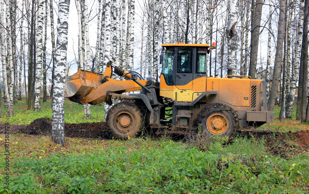 the bulldozer leveled the ground the bulldozer leveled the ground