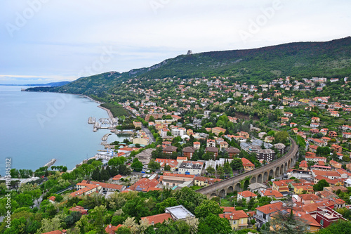 Fotografija View of Ankaran city, Slovenia