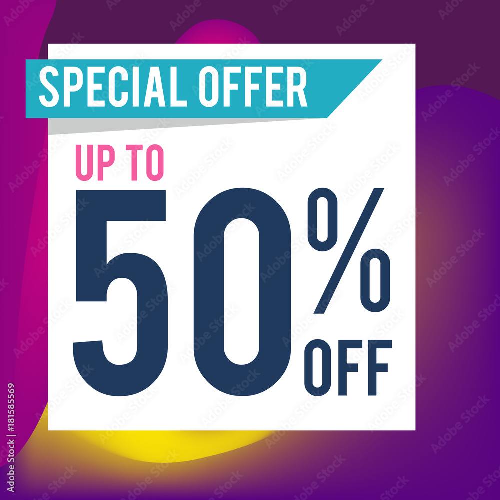 Template Sale Banner Background Abstract