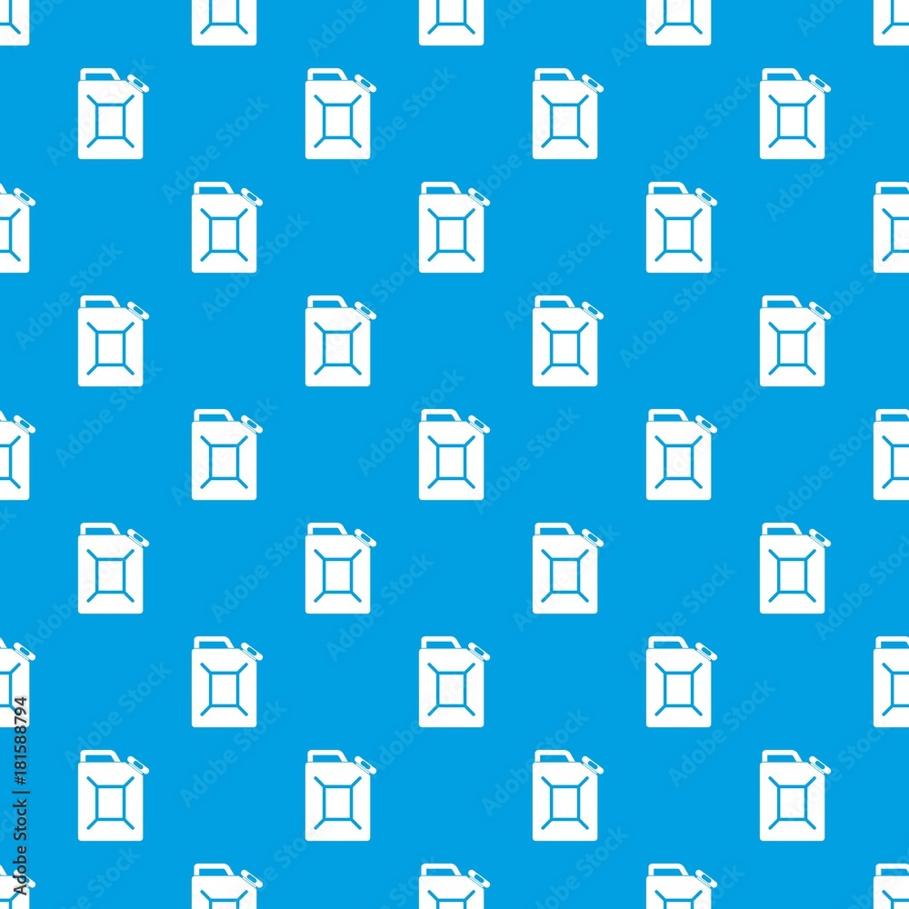 Fuel jerrycan pattern seamless blue Fuel jerrycan pattern seamless blue