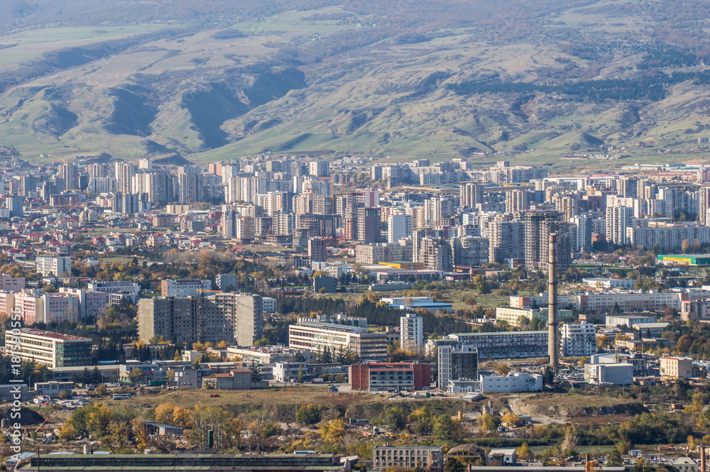 Fototapeta premium overpopulated city