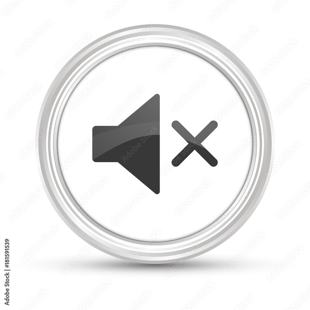 Weißer Button - Audio aus Weißer Button - Audio aus