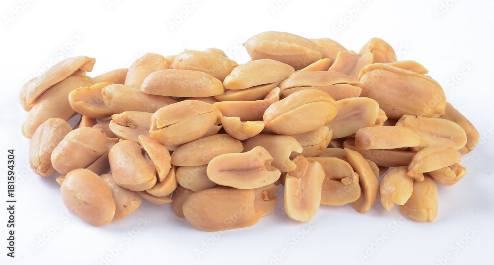 peanuts or roasted peanuts on a background.