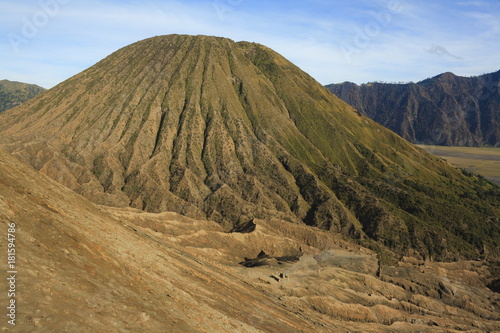 Sunrise on Volcano Batok. Indonesia. photo