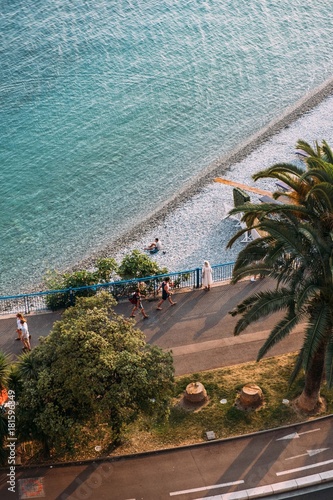 Sunset in Nice, France