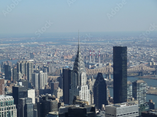 amazing aerial view on the big City  NY