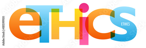 ETHICS Vector Letters Icon
