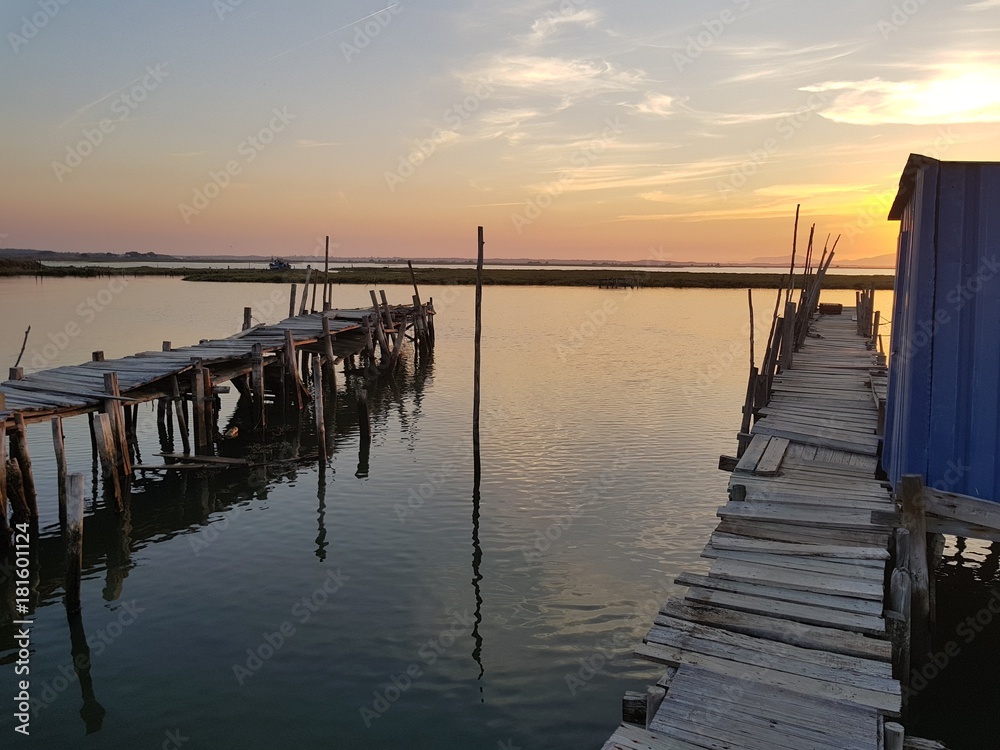 Fototapeta premium Sunset Harbor