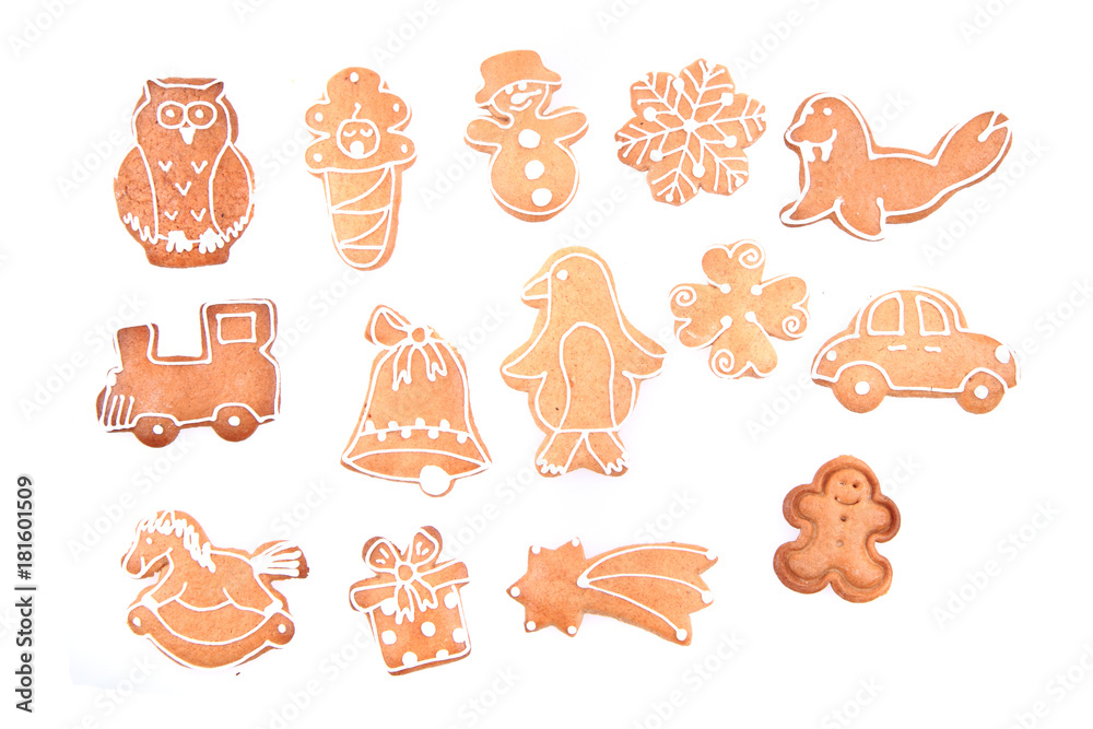 christmas gingerbread isolated christmas gingerbread isolated