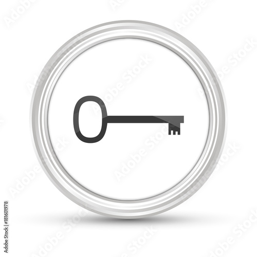 Weißer Button - Schlüssel