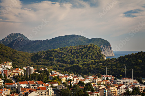 Fototapeta Naklejka Na Ścianę i Meble -  Petrovac Montenegro hills