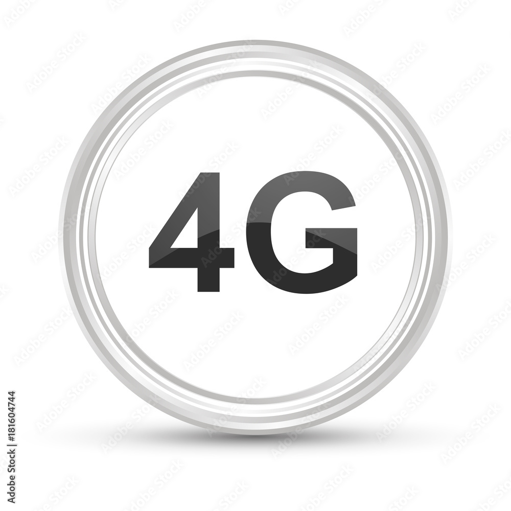 Weißer Button - 4G Breitband Weißer Button - 4G Breitband