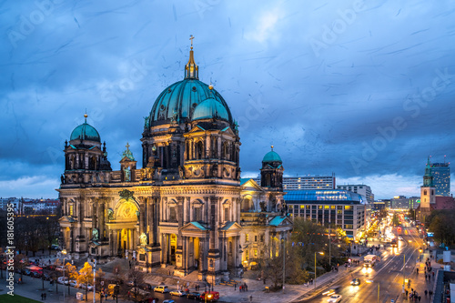 The Cathedral of Berlin at dawn, Germany