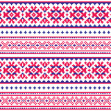 Seamless folk art pattern, Lapland traditional design, Sami vector seamless background Scandinavian, Nordic wallpaper