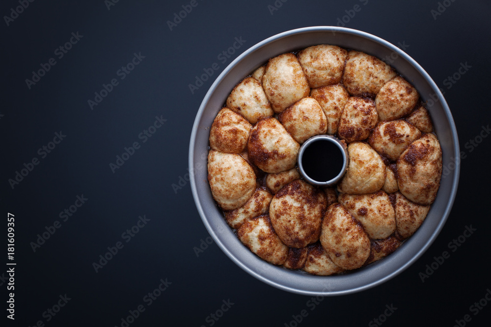 Fototapeta premium Monkey Bread with Caramel and Cinnamon