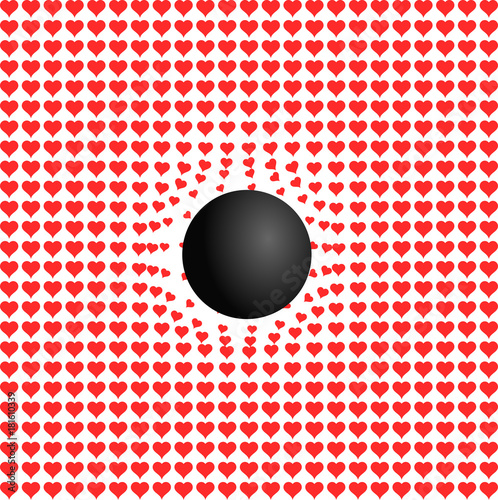 Inslag door kogel verstoord liefde