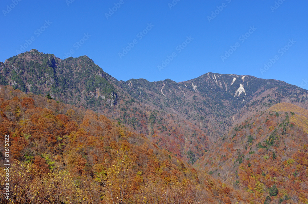 秋の西沢渓谷 秋の西沢渓谷