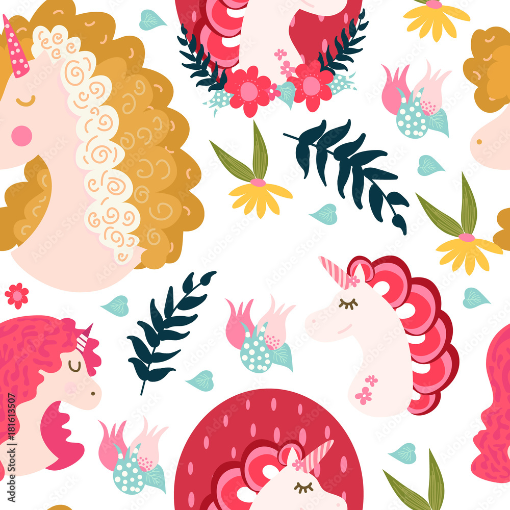 Cute Unicorns Pattern Cute Unicorns Pattern