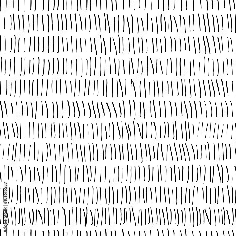Vector abstract hand drawn seamless patterns. Black and white doodle universal background made with watercolor, ink and marker. Trendy scandinavian design concept for fashion textile print.