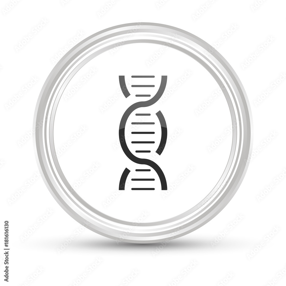 Weißer Button - DNA - Medizin Weißer Button - DNA - Medizin
