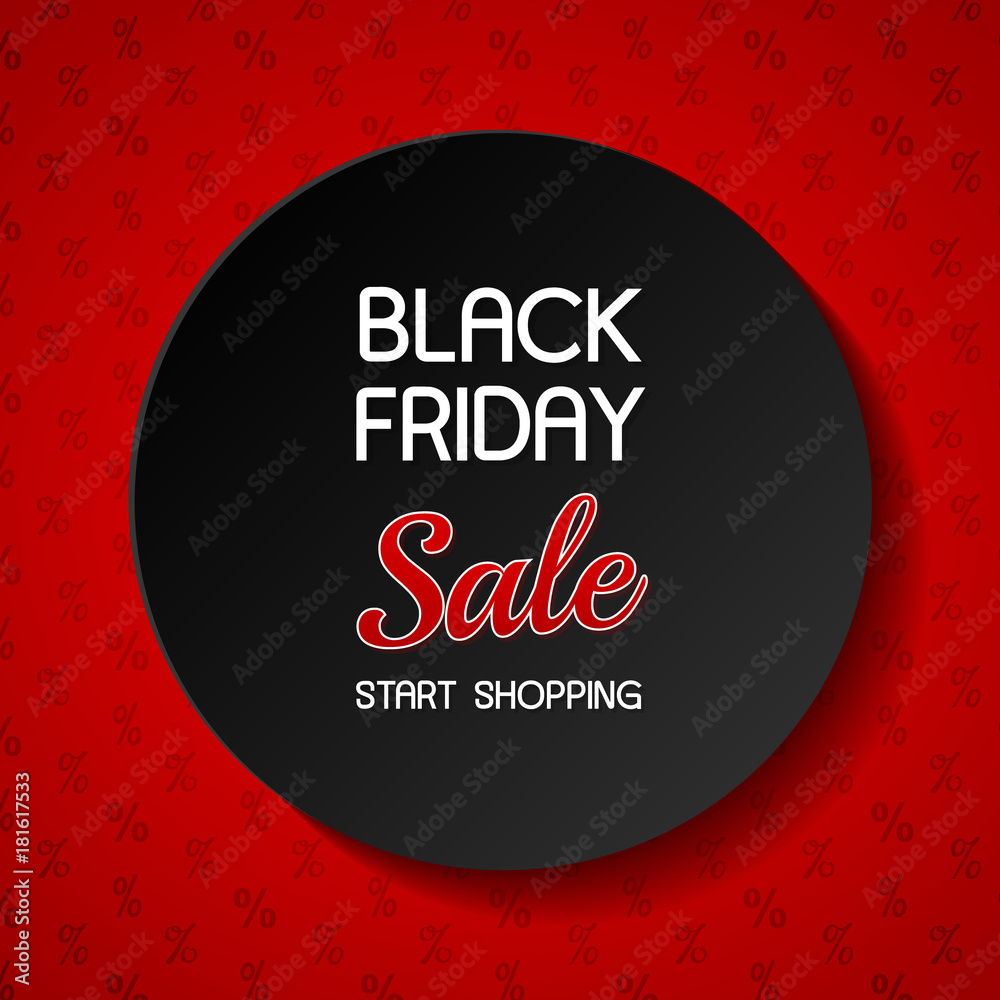 Beautiful poster for Black Friday Sale. Vector. Beautiful poster for Black Friday Sale. Vector.