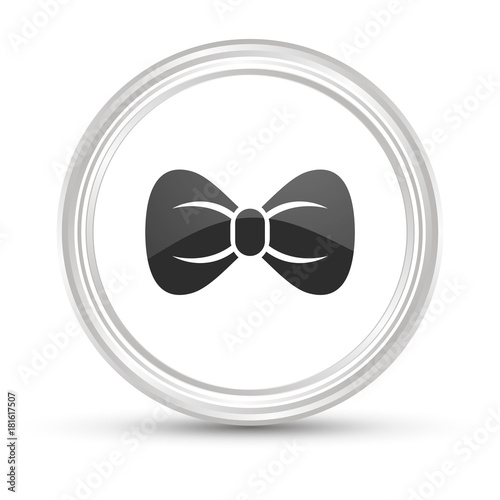 Weißer Button - Schleife