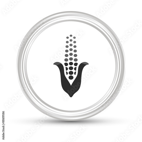 Weißer Button - Mais
