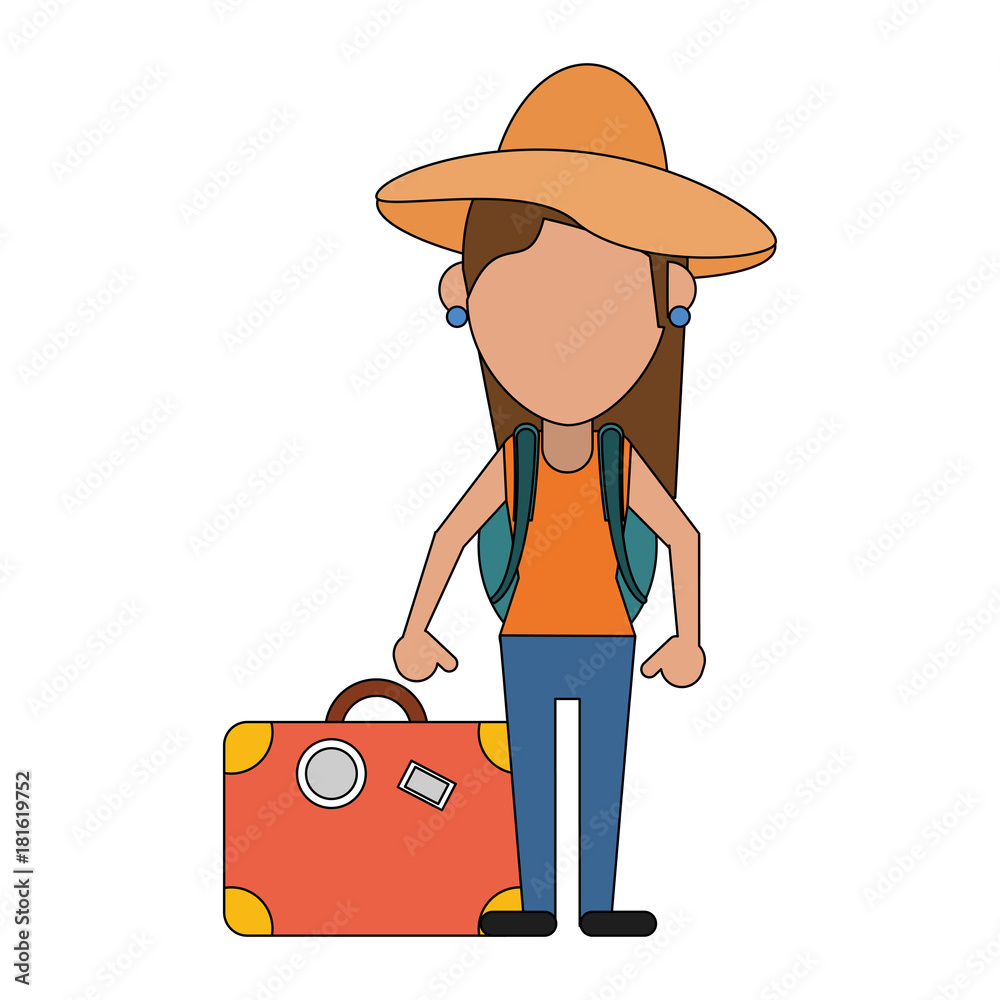 Woman tourist avatar Woman tourist avatar