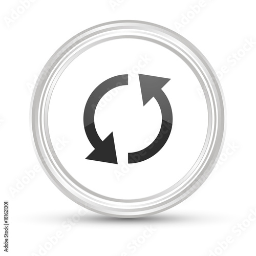 Weißer Button - Synchronisieren