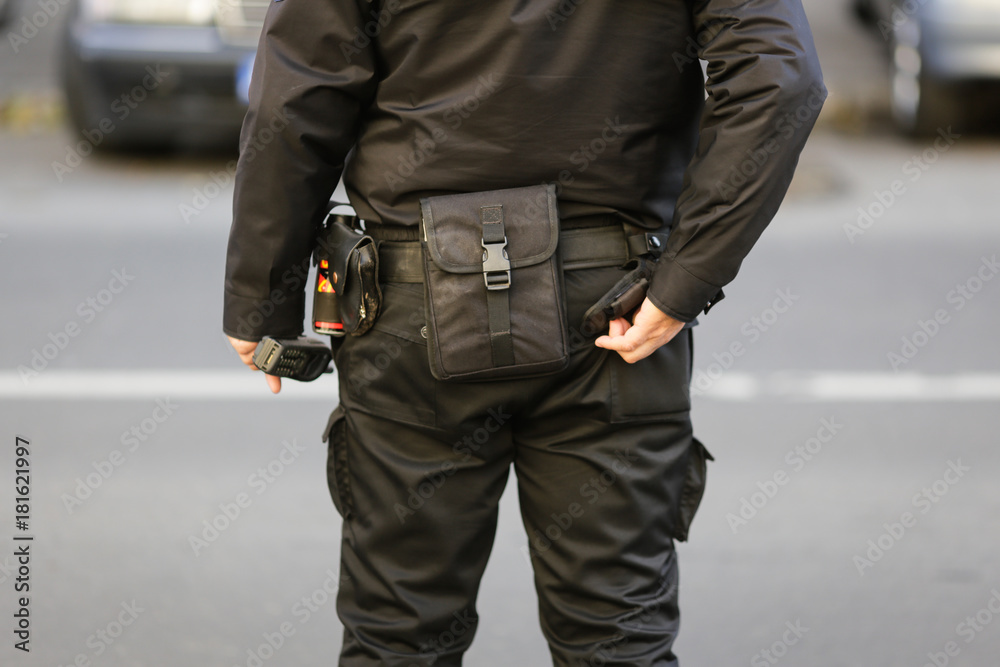 Police officer on the street Police officer on the street