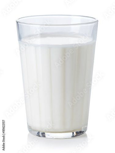 Glass of fresh milk