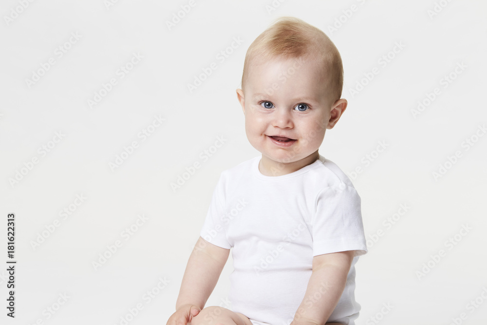 Blue eyed boy looking to camera, studio Blue eyed boy looking to camera, studio