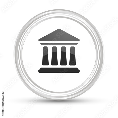 Weißer Button - Gerichtsgebäude
