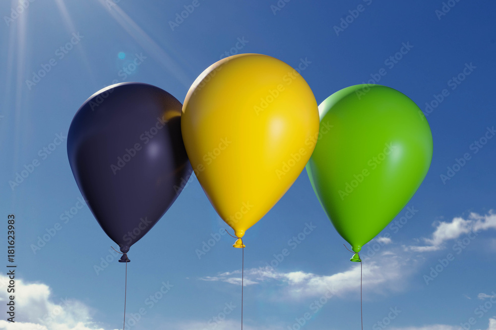 Jamaika Koalitionsverhandlungen Luftballon