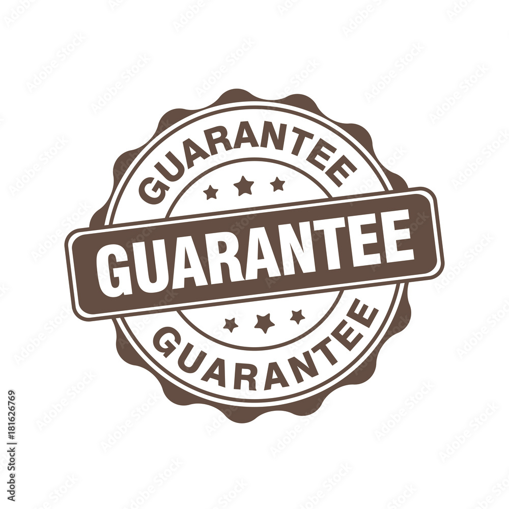 Obraz premium guarantee sign label stamp