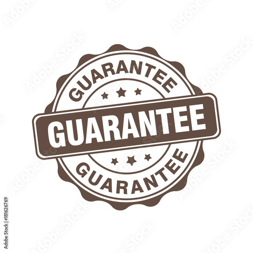 guarantee sign label stamp
