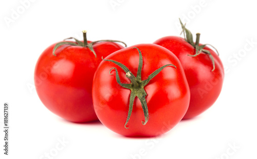 Tomato isolated on white background. With clipping path.