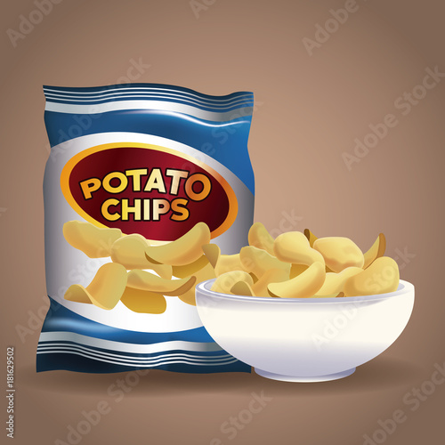 Potato chips snacks