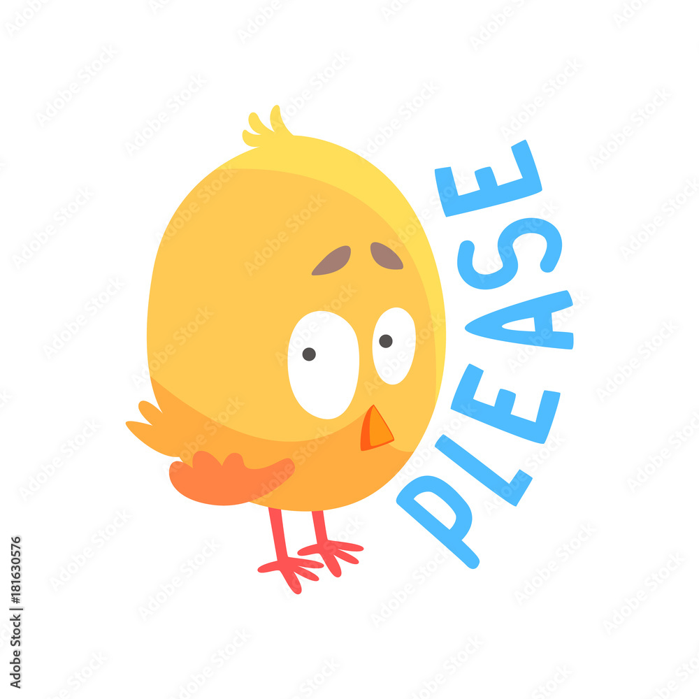Obraz premium Funny cartoon comic chicken vector Illustration