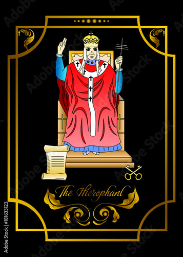 the hierophant card