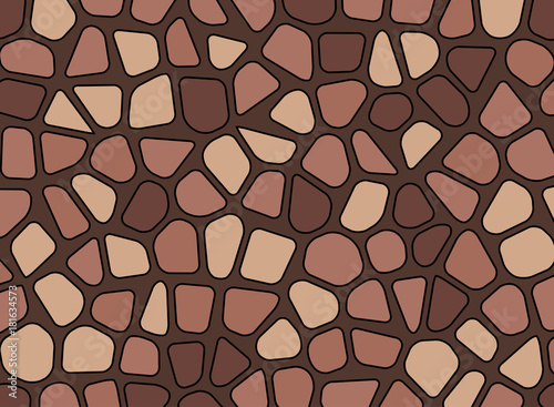 stone pebble texture mosaic vector background wallpaper