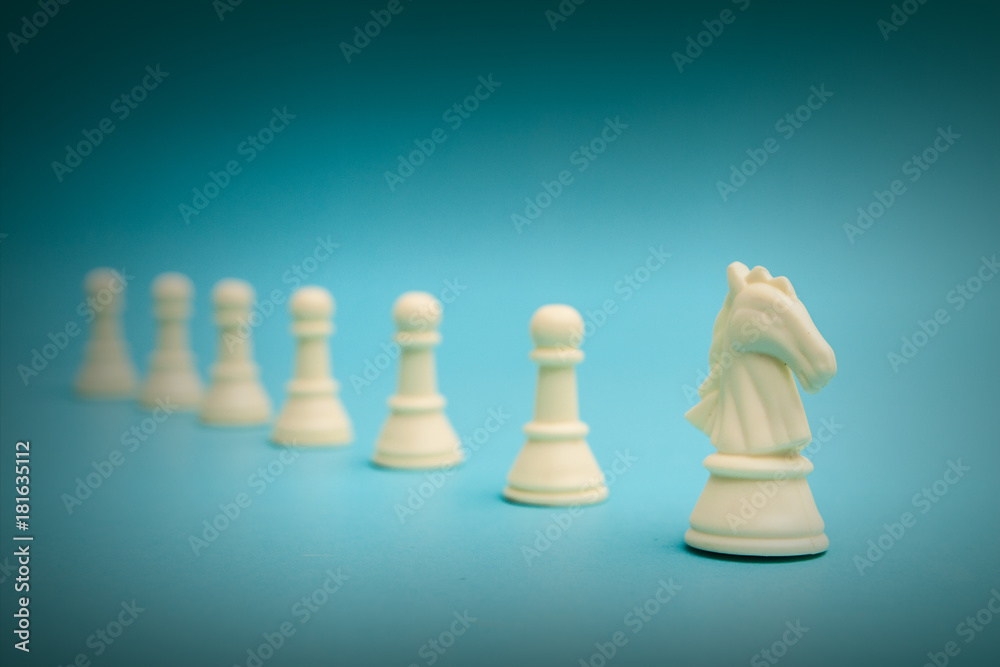 Success, Leadership, Chess business concept Success, Leadership, Chess business concept