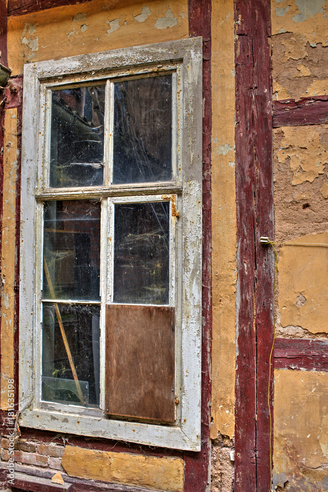 Fenster altes Fachwerkhaus